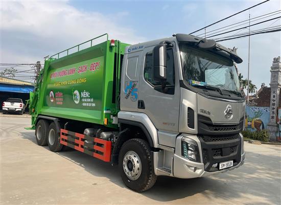 Xe cuốn ép rác chở rác Chenglong - 22 Khối